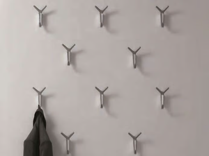 BATTISTA - Wall-mounted aluminium coat rack _ Caimi Brevetti